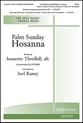 Palm Sunday Hosanna SATB choral sheet music cover